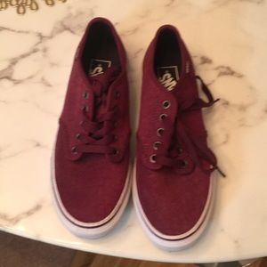 Maroon vans